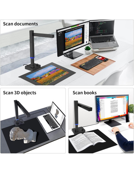 Escáner de Documentos CZUR Shine Ultra Pro 24MP A3 Ajustable