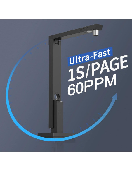 Escáner de Documentos Portátil CZUR Lens1200 Pro 12MP A4