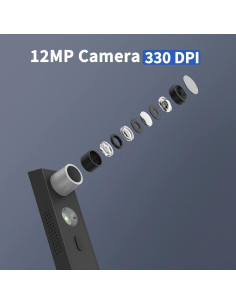 Escáner de Documentos CZUR Lens1200 Pro 12MP A4 USB OCR 2