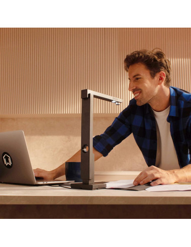 Escáner de Documentos CZUR Lens1200 Pro 12MP A4 USB OCR