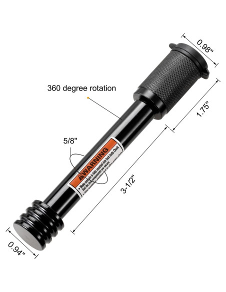 Cerradura de Pasador CZC AUTO para Receptor de Enganche 5/8"