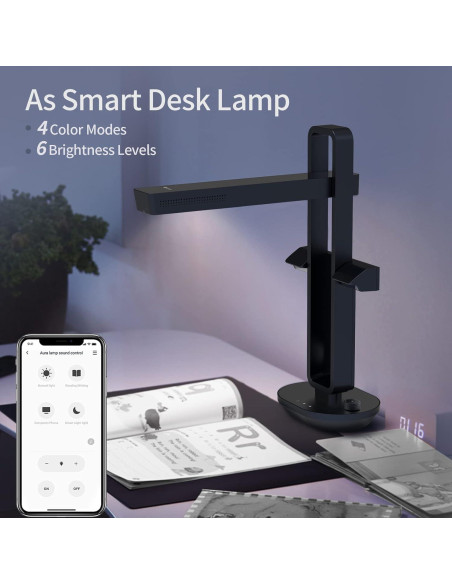 Escáner de Libros CZUR Aura Pro A3/A4 Plegable y Portátil