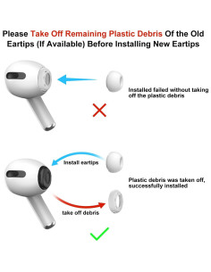 Puntas de Silicona YUWAKAYI para AirPods Pro - 4 Tamaños 2