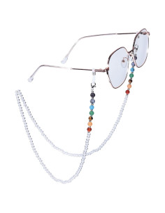 Cadena de Gafas Sunyik 7 Chakras Cristal Reiki 69cm