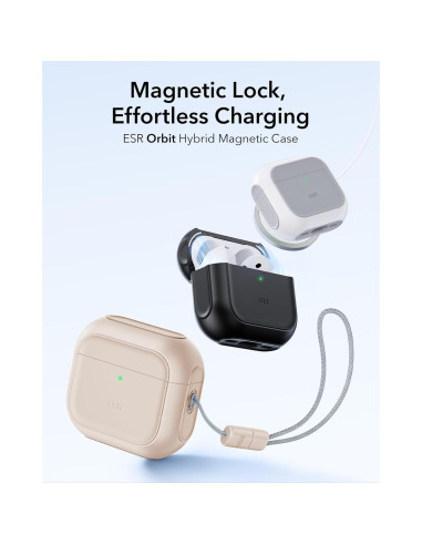 Funda ESR para AirPods 4ta Generación USB-C Titanio Desértico