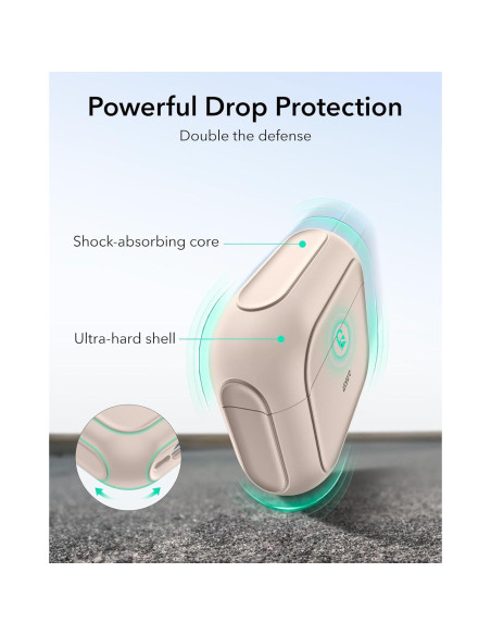 Funda ESR para AirPods 4ta Generación USB-C Titanio Desértico