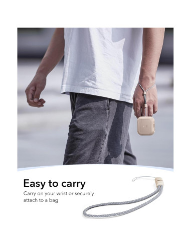 Funda ESR para AirPods 4ta Generación USB-C Titanio Desértico