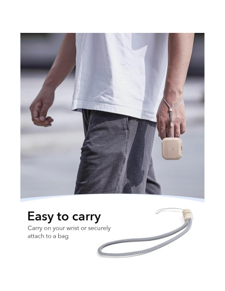 Funda ESR para AirPods 4ta Generación USB-C Titanio Desértico