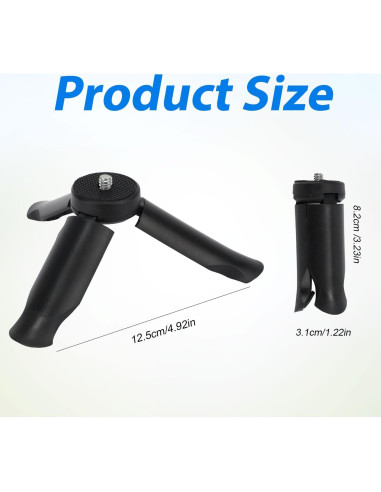 Trípode Mini BOXOB para DJI Osmo Pocket 2 y 3, Negro, ABS