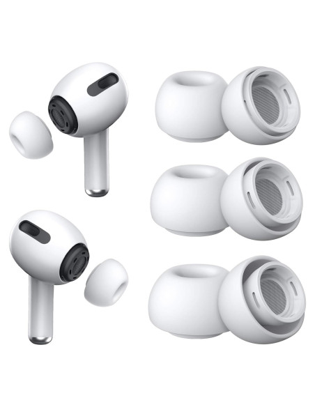 Puntas de Repuesto Silicona YUWAKAYI para AirPods Pro S/M/L