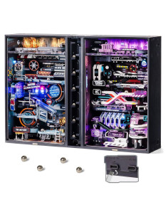 Kit de Rompecabezas 3D ROBOTIME MRX01 con LED - Ciudad Futuro