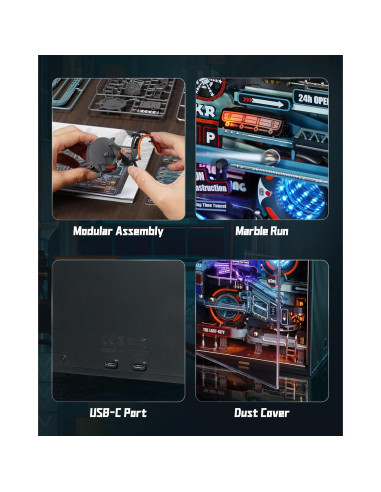 Rompecabezas 3D RoWood MR01S Eléctrico 130 Piezas Miniatura