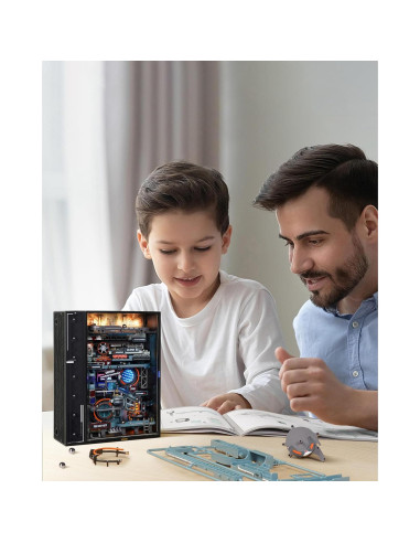 Rompecabezas 3D RoWood MR01S Eléctrico 130 Piezas Miniatura