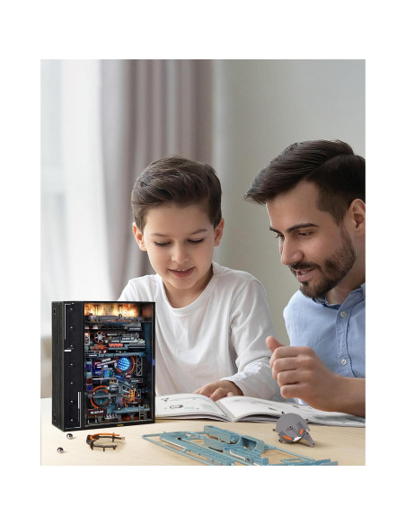 Rompecabezas 3D RoWood MR01S Eléctrico 130 Piezas Miniatura