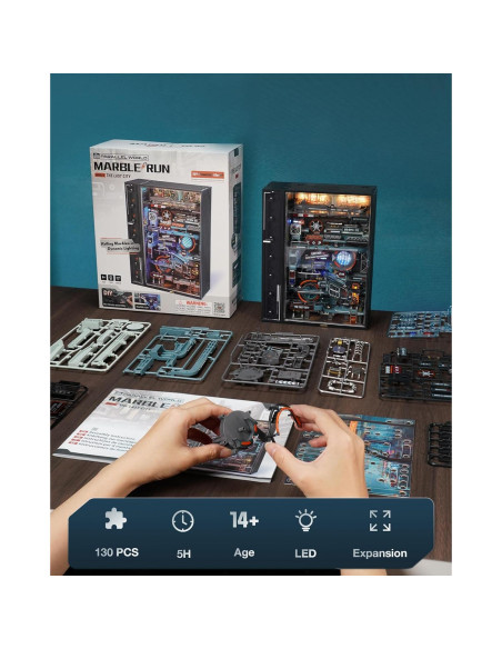 Rompecabezas 3D RoWood MR01S Eléctrico 130 Piezas Miniatura