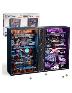 ROKR Kit de Carrera de Canicas 2 en 1 MR01S MR02S 3D