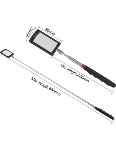 Espejo de Inspección Telescópico Ailenyun con Luz LED 34 cm