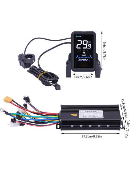 Kit de Motor de Rueda Trasera DUIBAII 1000W 48V para Bicicleta Eléctrica