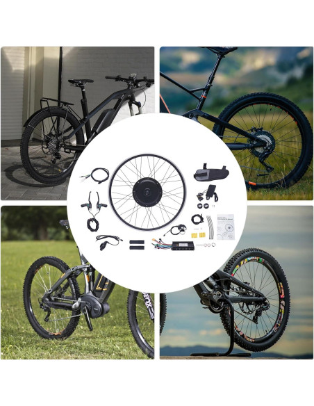 Kit de Motor de Rueda Trasera DUIBAII 1000W 48V para Bicicleta Eléctrica