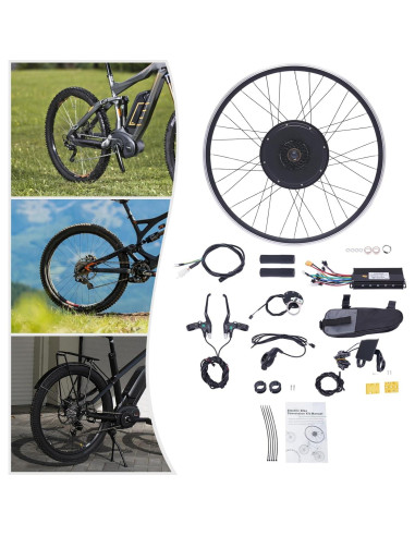 Kit de Motor de Rueda Trasera DUIBAII 1000W 48V para Bicicleta Eléctrica