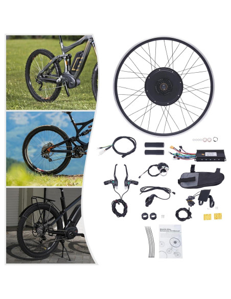 Kit de Motor de Rueda Trasera DUIBAII 1000W 48V para Bicicleta Eléctrica