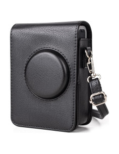 Funda de Cuero PU MUZIRI KINOKOO para Cámara Instax Mini EVO - Negro