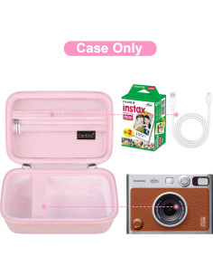 Funda Canboc Rosa para Cámara Fujifilm Instax Mini EVO 2