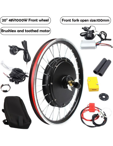 Kit de Conversión E-Bike RibasuBB 20" 48V 1000W con LCD