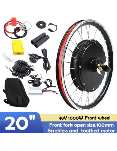 Kit de Conversión E-Bike RibasuBB 20" 48V 1000W con LCD
