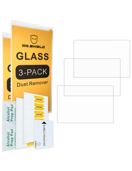 Protector de Pantalla Mr.Shield para Fujifilm Instax Wide Evo - Vidrio Templado 9H - Paquete de 3