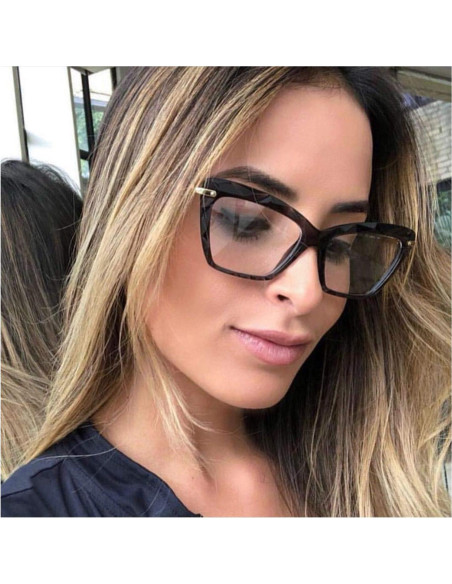 Gafas de Ojo de Gato FEISEDY con Lentes Bloqueadores de Luz Azul