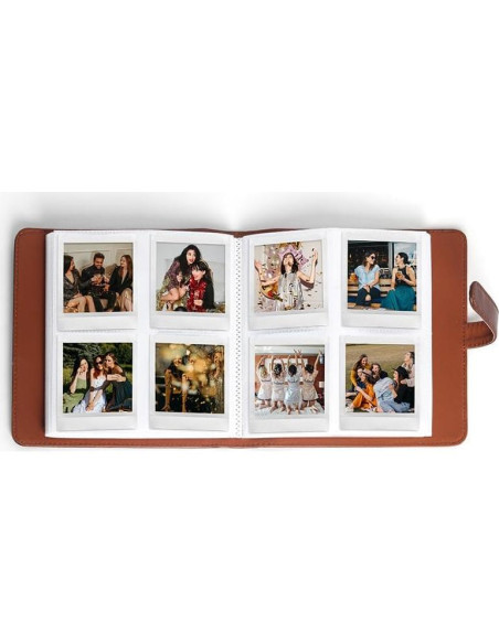 Álbum de fotos 288 bolsillos Genérico marrón para Instax