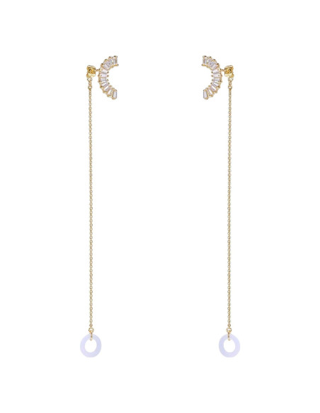 Pendientes Antipérdida AoedeJ para AirPods Pro 1 y 2 Oro 14K