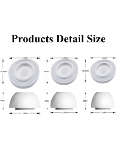 Repuestos de Puntas de Silicona para AirPods Pro - Adhiper (S/M/L) 2