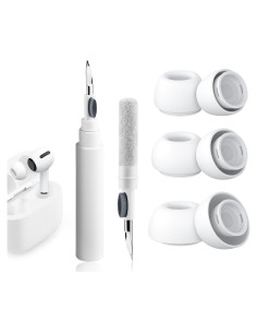 3 Pares Puntas Silicona Repuesto Airpods Pro Meliya con Kit Limpiador