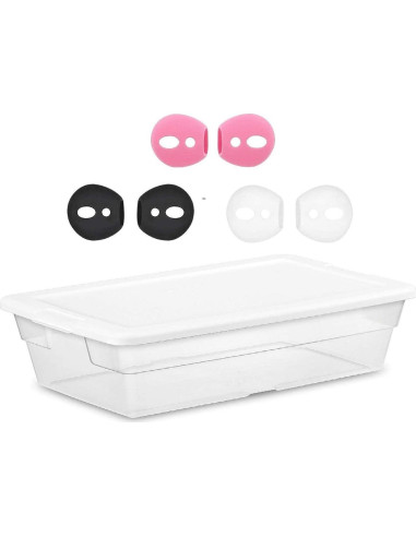 Cubiertas Antideslizantes BLLQ para AirPods 1ra y 2da gen - 3 Pares