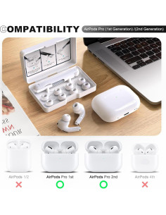 Estuche para AirPods Pro 2da Gen + Kit de Limpieza R-fun 2
