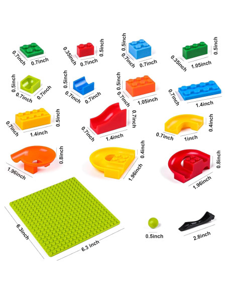 Set de Bloques de Construcción FANELEQU 168 Pcs para Niños 3+ Set de Bloques de Construcción FANELEQU 168 Pcs para Niños 3+