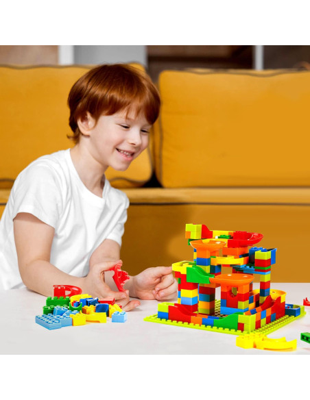 Set de Bloques de Construcción FANELEQU 168 Pcs para Niños 3+ Set de Bloques de Construcción FANELEQU 168 Pcs para Niños 3+
