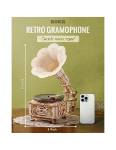 Rompecabezas 3D de Madera ROKR - 424 Piezas para Adultos 2