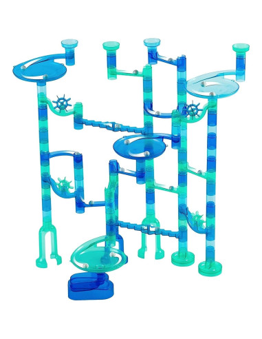 Conjunto de Carrera de Canicas Marble Genius Océano - 130 Piezas