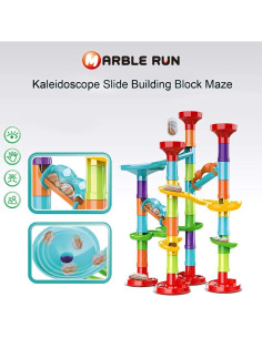 Carrera de Canicas PLMMOUT 50 Piezas con 30 Canicas de Vidrio 2