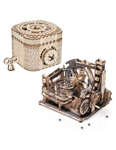 Rompecabezas 3D ROKR Spaceport LGC01 - Caja del Tesoro DIY