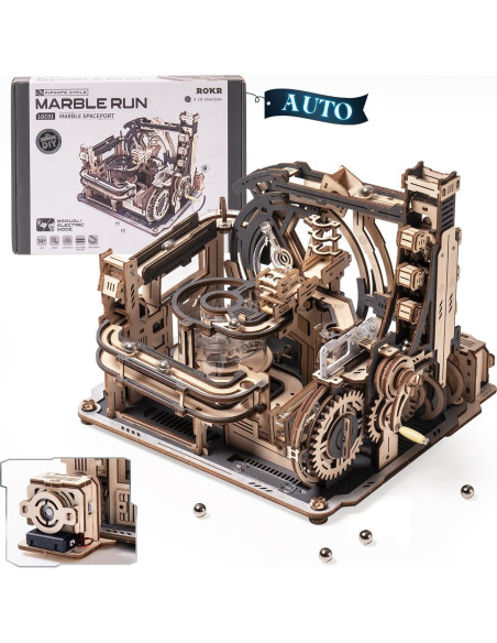 Rompecabezas 3D ROKR Spaceport LGC01 - Caja del Tesoro DIY Rompecabezas 3D ROKR Spaceport LGC01 - Caja del Tesoro DIY