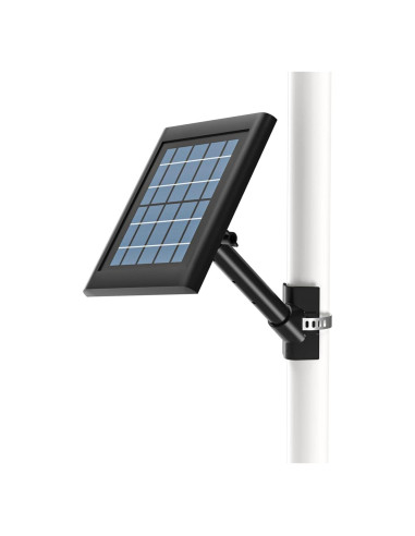 Soporte de Panel Solar Ajustable para Arlo y Ring - Metal Negro