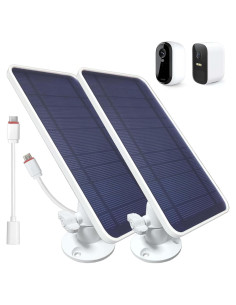 Cargador Solar DIANMU para Cámaras Arlo Essential 2K y EufyCam