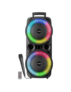 Altavoz PA Bluetooth Fisher FBX898KM 32W Karaoke Portátil