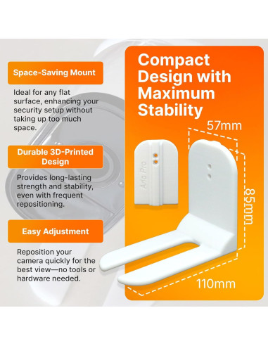 Soporte de Escritorio SplashNColor para Cámara Arlo - Fácil Instalación