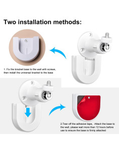 Soporte de Pared Adhesivo StartVision para Cámaras Arlo y Ring 2