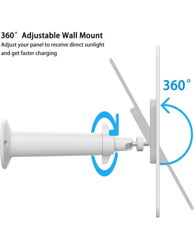 Panel Solar 4W 6V Bob Seger para Arlo Essential - Paquete de 3
